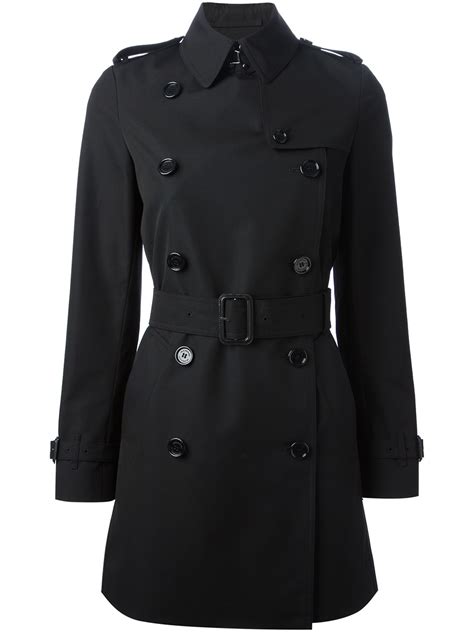 burberry trench coat black womens|classic burberry trench coat women.